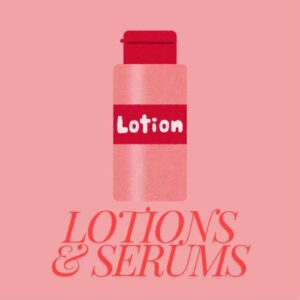 lotions and serums category