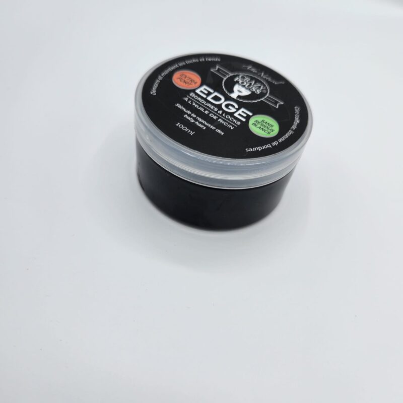 Gel Fixation EDGE Crazy Pouss 100ml | Lissage & Pousse Baby Hair | Huile de Ricin - Image 3