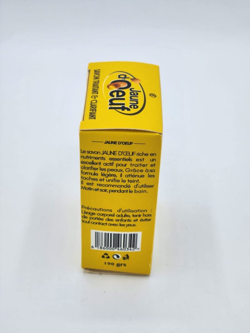 Savon Jaune d’Œuf Clarifiant 500g | Anti-Taches Très Intense | Soin Éclaircissant Peau - Image 4