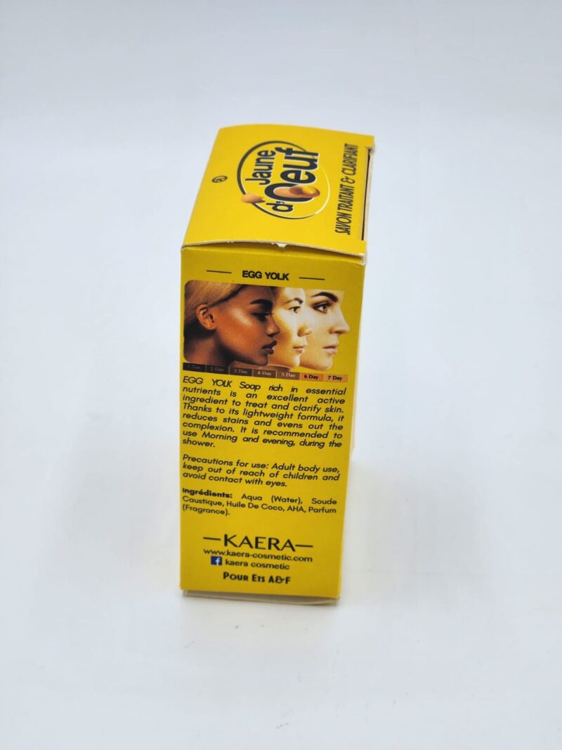 Savon Jaune d’Œuf Clarifiant 500g | Anti-Taches Très Intense | Soin Éclaircissant Peau - Image 3