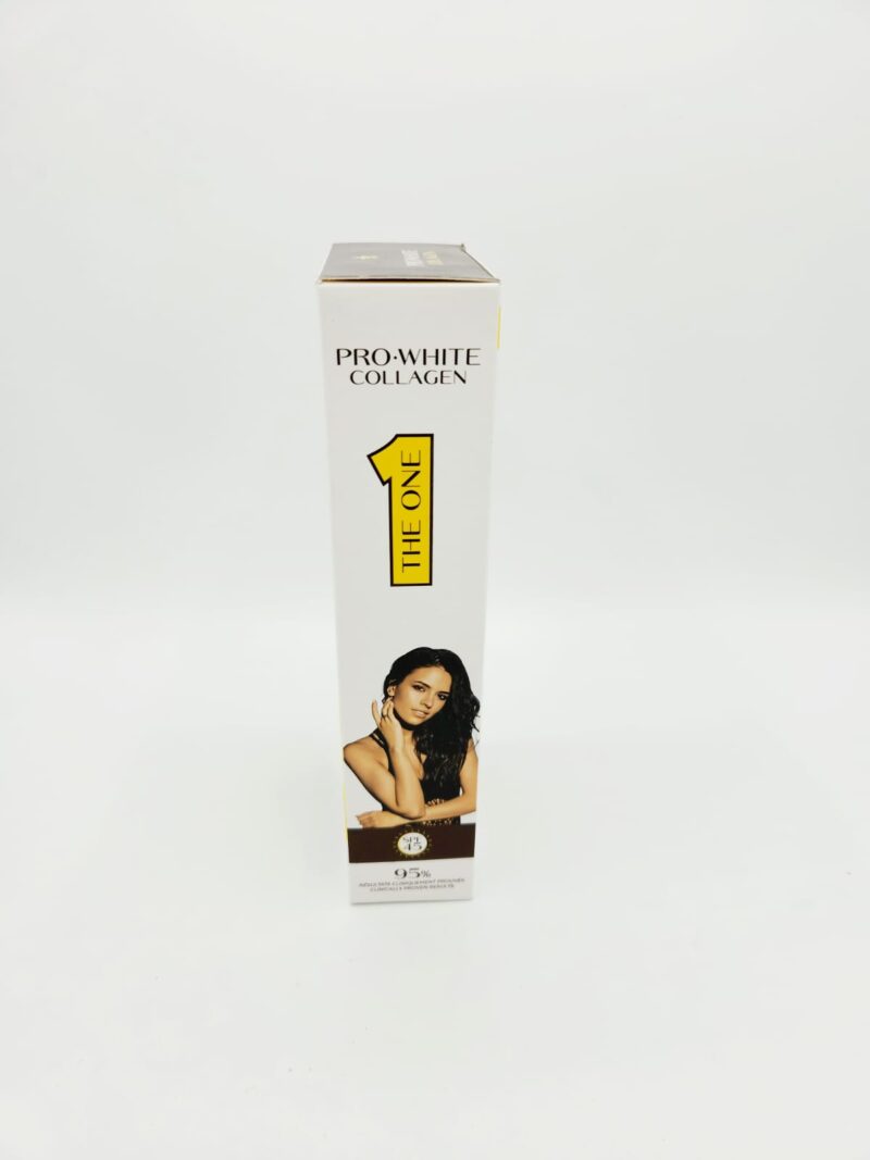 Lait Corporel Clarifiant PRO-WHITE COLLAGEN 500ml | Anti-Taches au Beurre de Karité et Jaune d’œuf | Hydratation et Éclaircissement de la Peau - Image 4