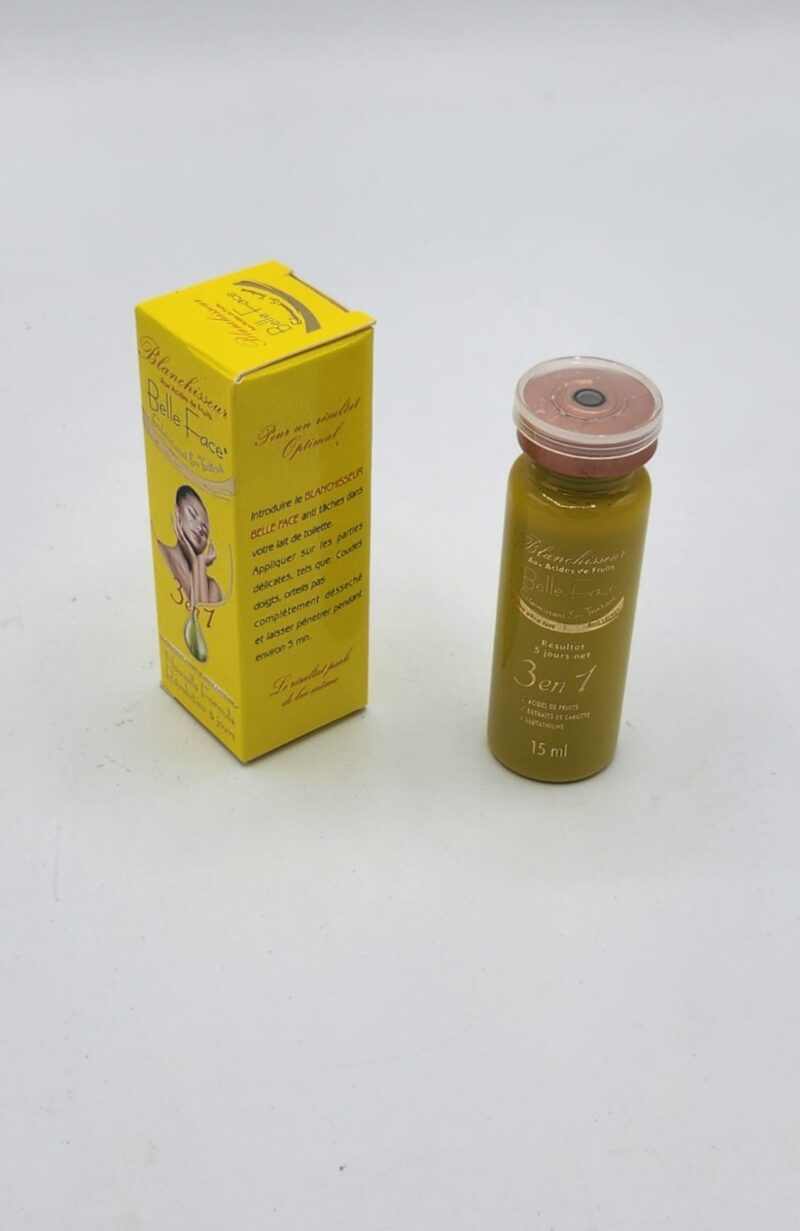 Blanchisseur BELLE FACE 3-en-1 | Éclaircissant & Traitant | 15ml - Image 2