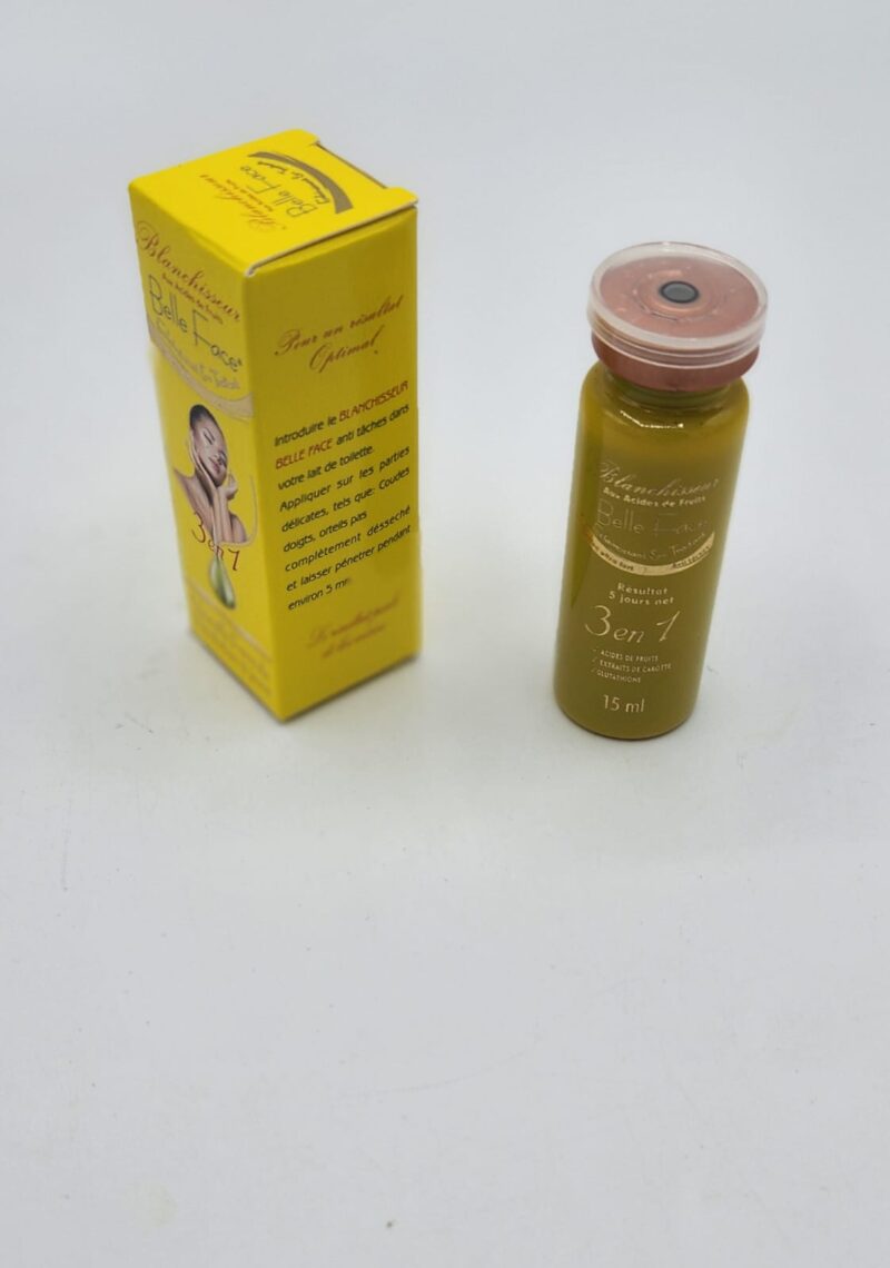 Blanchisseur BELLE FACE 3-en-1 | Éclaircissant & Traitant | 15ml - Image 5