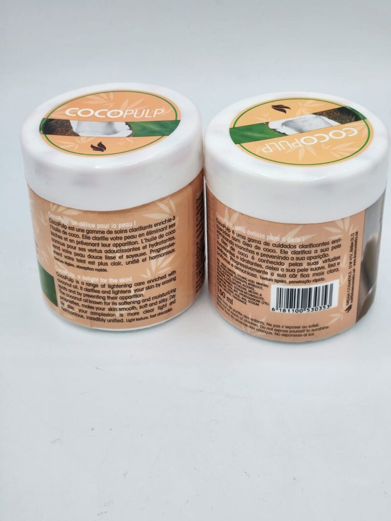 COCOPULP Creme clarifiante a huile de coco. 150ml - Image 2