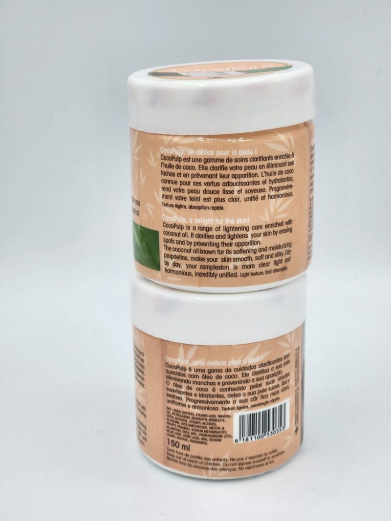 COCOPULP Creme clarifiante a huile de coco. 150ml - Image 5