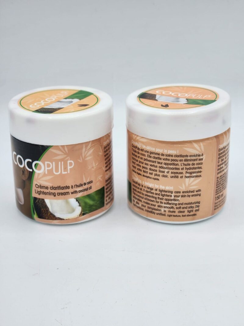COCOPULP Creme clarifiante a huile de coco. 150ml - Image 3