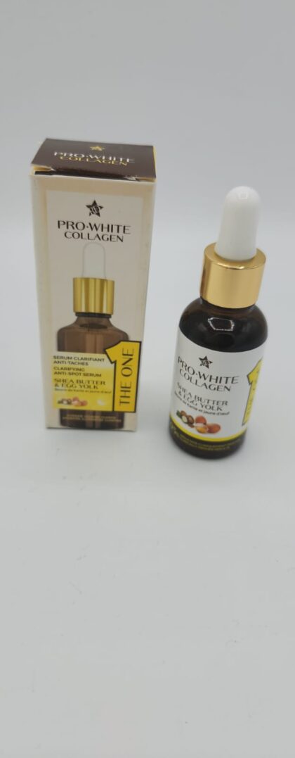 Sérum Collagène Anti-Tache Pro White | Ultra Clarifiant Teint Éclatant | 30ml