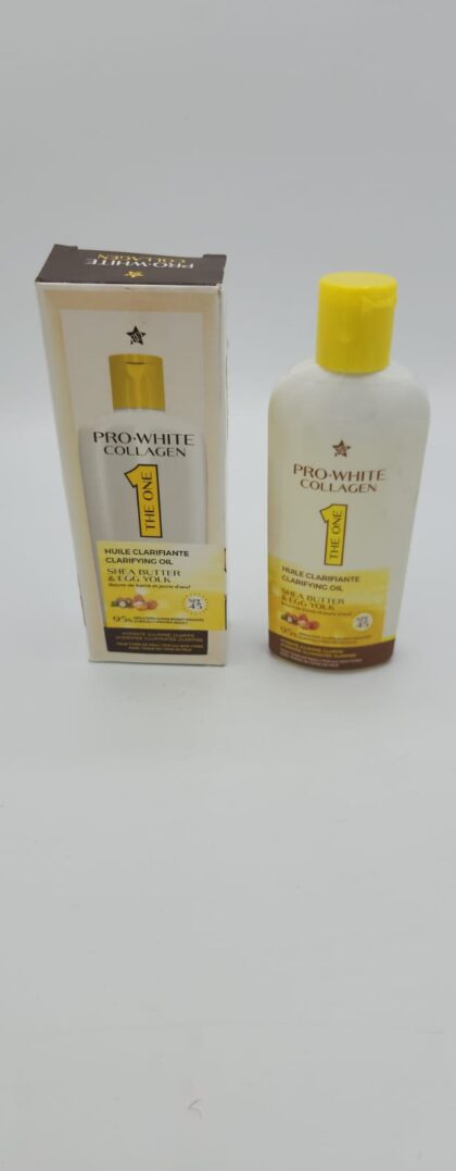 Huile Collagène Anti-Tache Pro White | Ultra Clarifiant Éclat Visage & Corps | 90ml