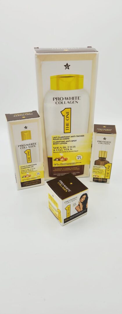 Gamme Pro White Collagen | Soin Exfoliant & Clarifiant Peau Unifiée – 1x
