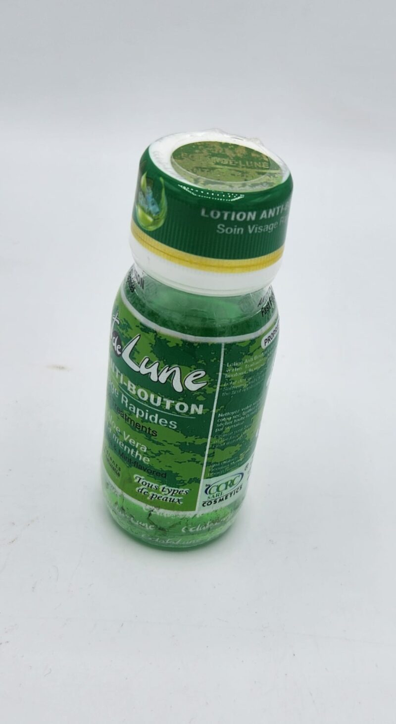 Lotion Éclat de Lune Anti-Bouton à l’Aloe Vera et Menthe – 60ml - Image 3