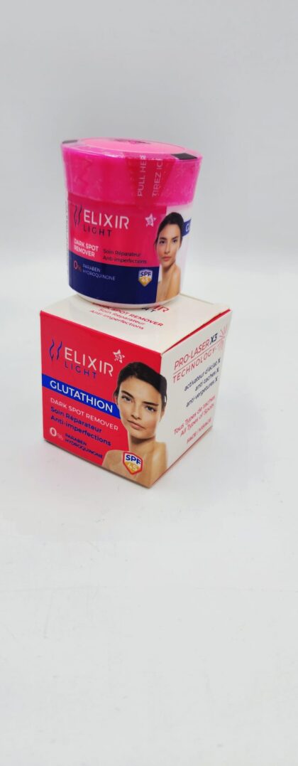 ELIXIR LIGHT Crème Visage Clarifiante Concentrée au Glutathione – 30ml