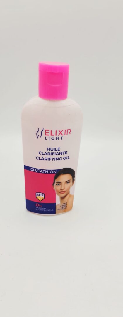 Elixir Light Huile Corporelle Clarifiante au Glutathione – 90ml
