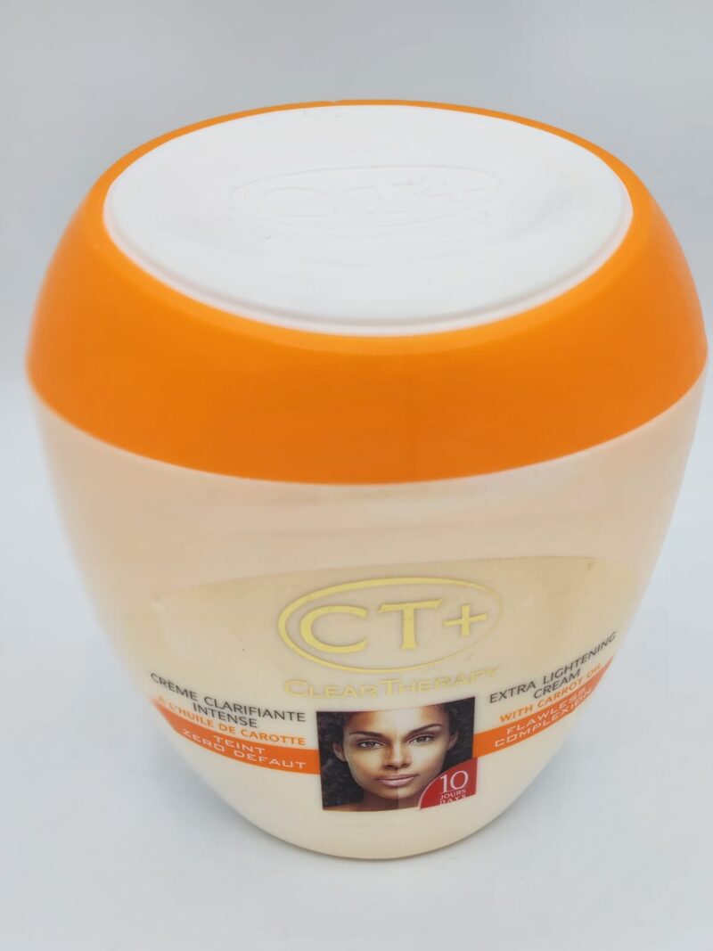 Clear Therapy+ Crème Éclaircissante Carotte – Teint Radieux & Hydratation Profonde 400ml - Image 4