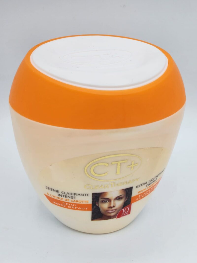 Clear Therapy+ Crème Éclaircissante Carotte – Teint Radieux & Hydratation Profonde 400ml - Image 3