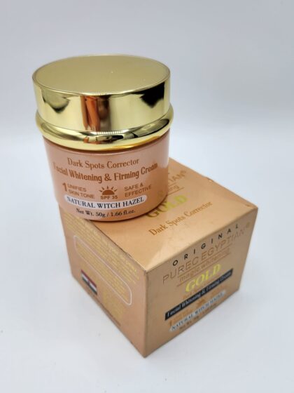 Purec Egyptian Crème Éclaircissante Magique Gold – Teint Lumineux Visage & Corps 50g
