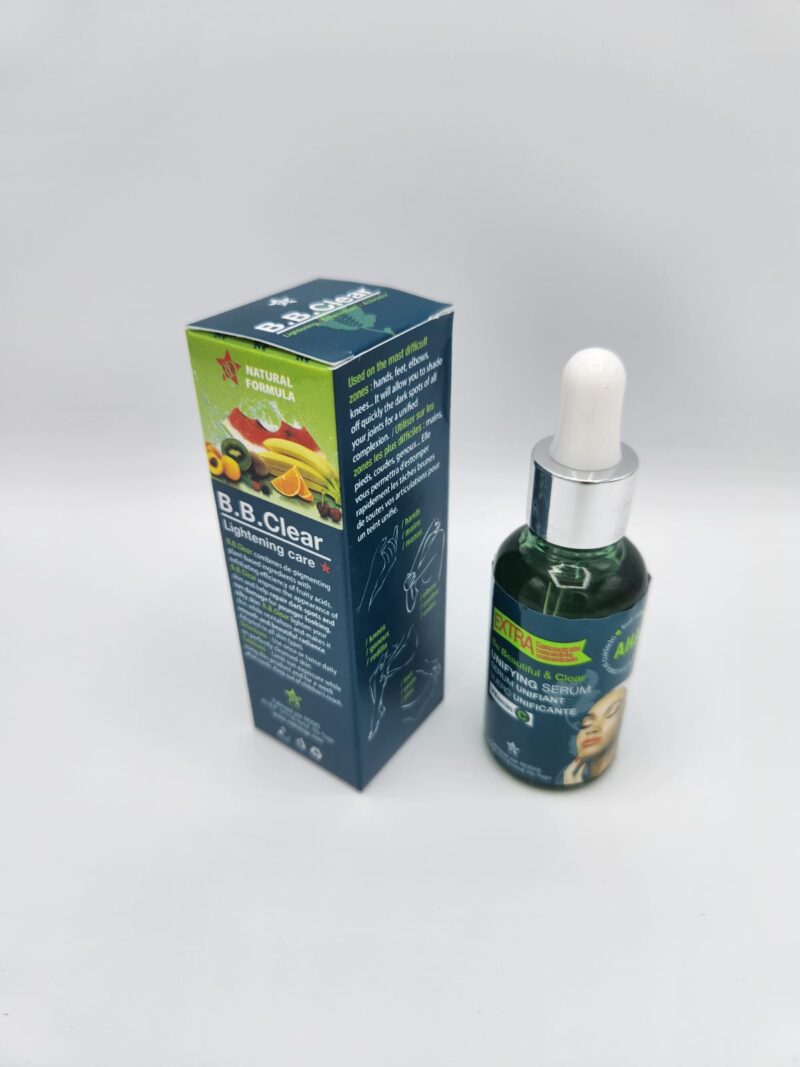 BB Clear Sérum Éclaircissant – Acides de Fruits pour Peau Éclatante 30ml - Image 3