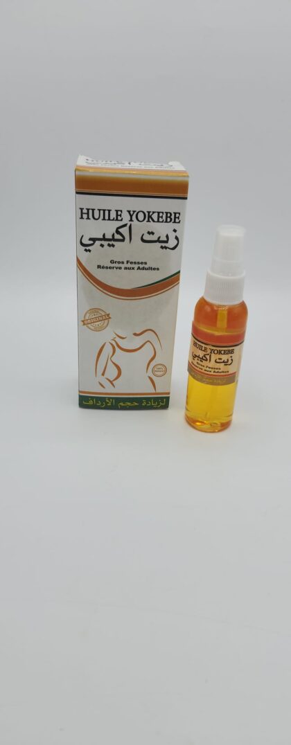 Huile YOKEBE – Agrandissement Fessier Naturel Bobaraba Garanti en 3 Mois