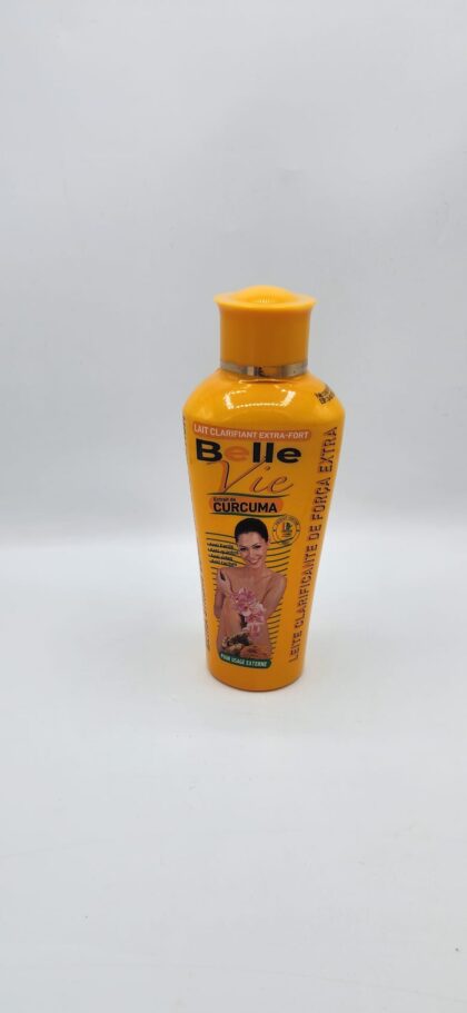 Belle Vie Lait Corporel Éclaircissant au Curcuma – Unifie le Teint et Illumine la Peau