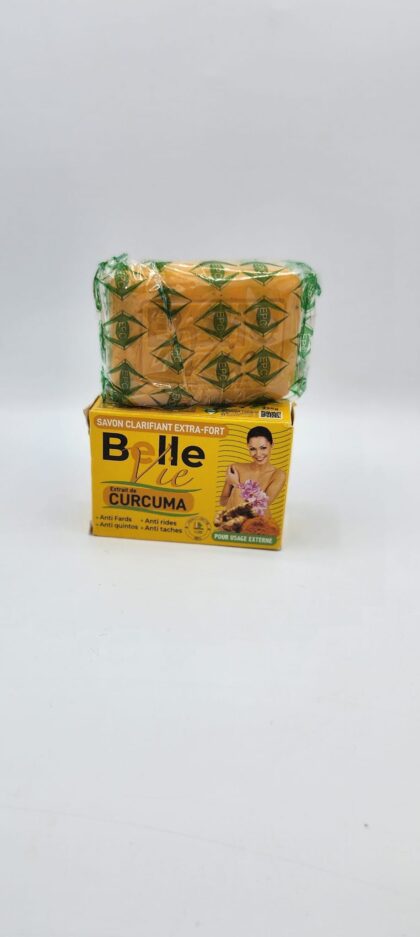 Savon Belle Vie au Curcuma – Clarifiant Extra Fort pour Éclat et Teint Unifié