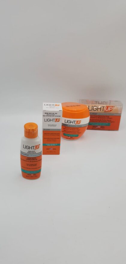 Gamme LIGHT UP – Crème, Savon, Sérum & Huile | Teint Éclatant & Zéro Taches