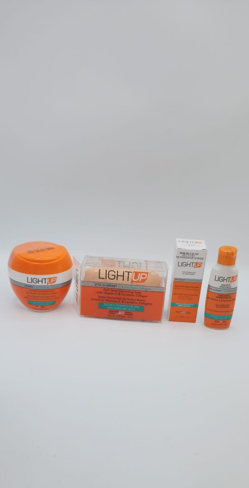 Gamme LIGHT UP – Crème, Savon, Sérum & Huile | Teint Éclatant & Zéro Taches - Image 3