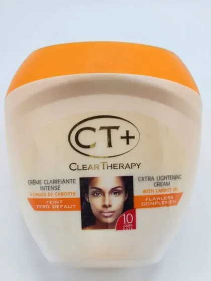 Crème Éclaircissante Clear Therapy+ Extra – Huile de Carotte – Teint Lumineux