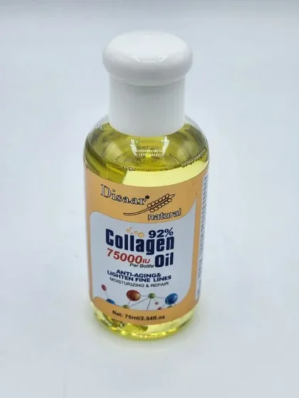 Huile de Collagène 92% – Anti-Âge, Éclaircissante & Réparatrice – 100ml