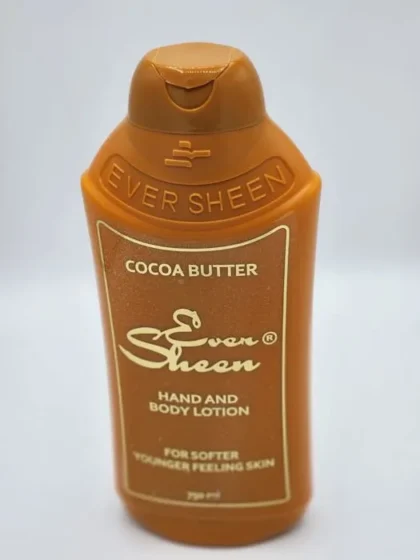 Ever Sheen Beurre de Cacao – Lait Corps & Mains 750ml | Hydratation Intense