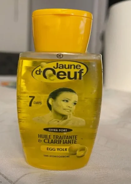 Huile Jaune D’Œuf Extra Fort | Clarifiante & Éclaircissante | 100ml