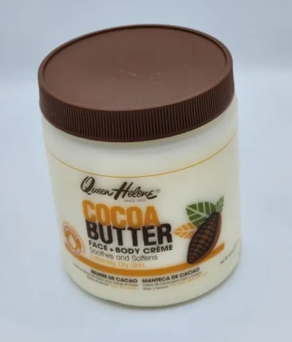 Queen Helene Crème Visage & Corps au Beurre de Cacao – Hydratation Intense 425g