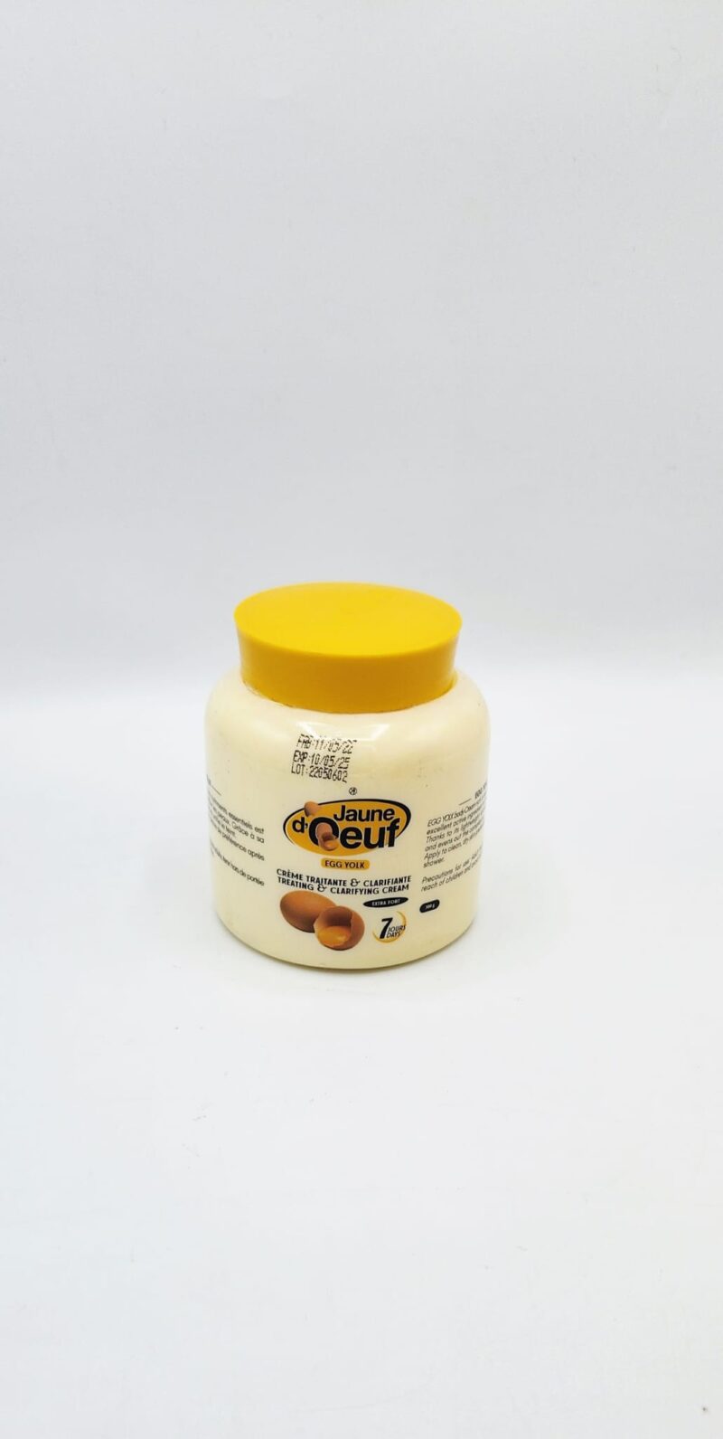 Crème Corporelle Jaune d’Œuf | Clarifiante & Réparatrice Peau Noire