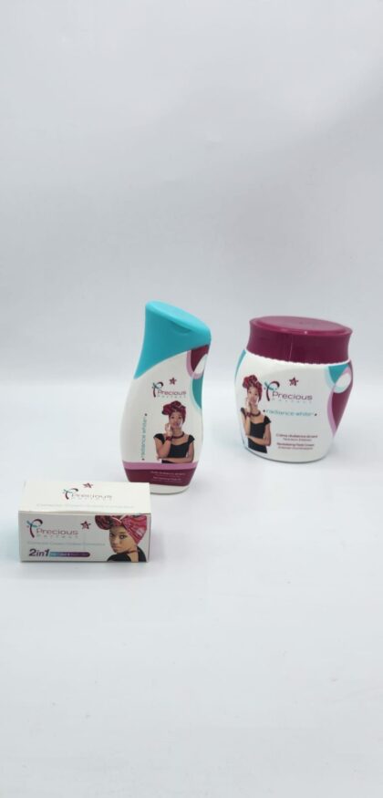 Precious Perfect Huile, Crème Corps & Visage | Clarifiant Teint Éclatant | Soin Complet