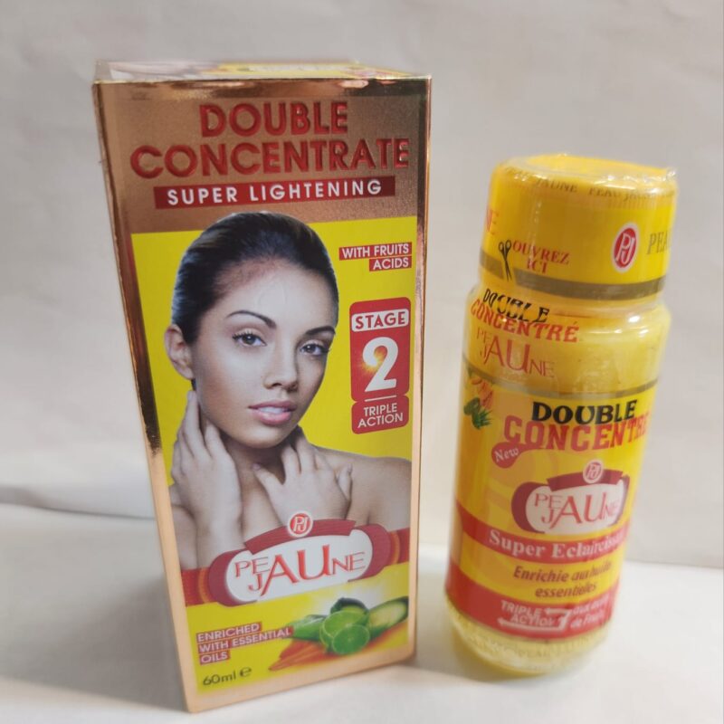LAIT ET DOUBLE CONCENTRÉ PEAU JAUNE