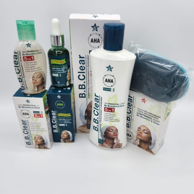 GAMME BB CLEAR de Lait ,Huile ,Sérum  et Savon