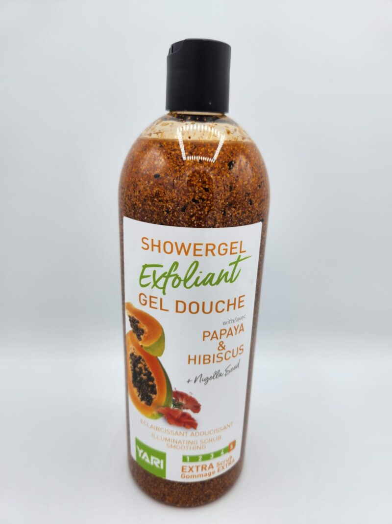 Gel Exfoliant De Douche PAPAYA et HIBISCUS. 1000ml 1X