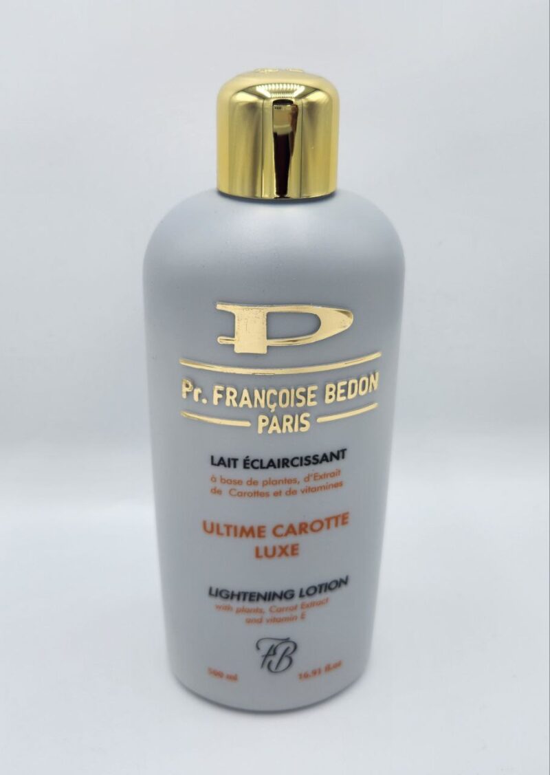 PR. FRANÇOISE  BEDON ULTIME CAROTTE LUXE .LAIT ECLAIRCISSANTE
