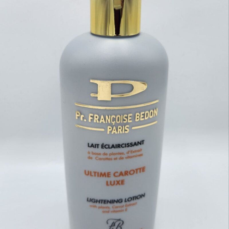 PR. FRANÇOISE  BEDON ULTIME CAROTTE LUXE .LAIT ECLAIRCISSANTE