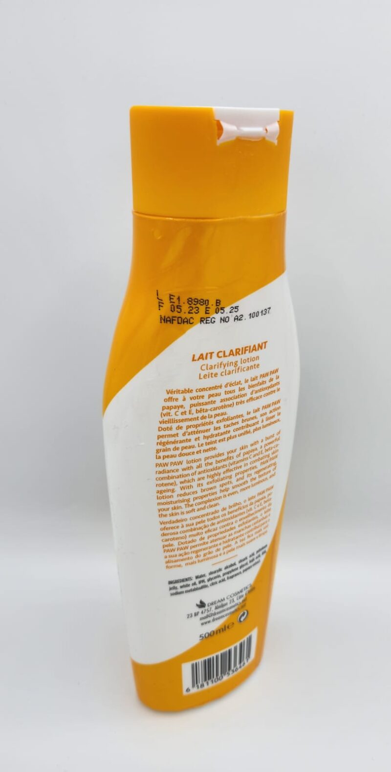 PAWPAW LAIT Clarifiant, anti taches 500ML  1X - Image 2