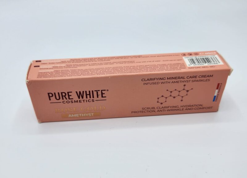 Pure White Amethyst Rose Gold Creme Tube