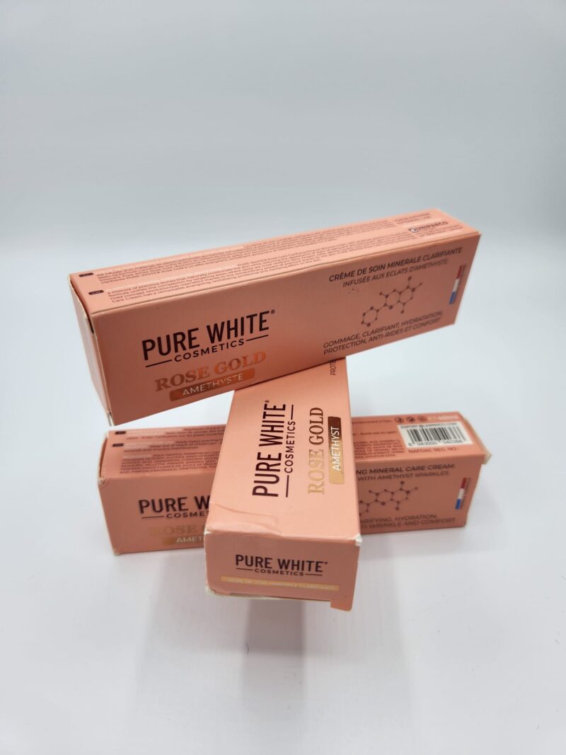 Pure White Amethyst Rose Gold Creme Tube - Image 5