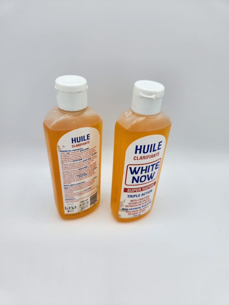 Huile WHITE NOW Super Rapide TRIPLE ACTION.125ml. - Image 2