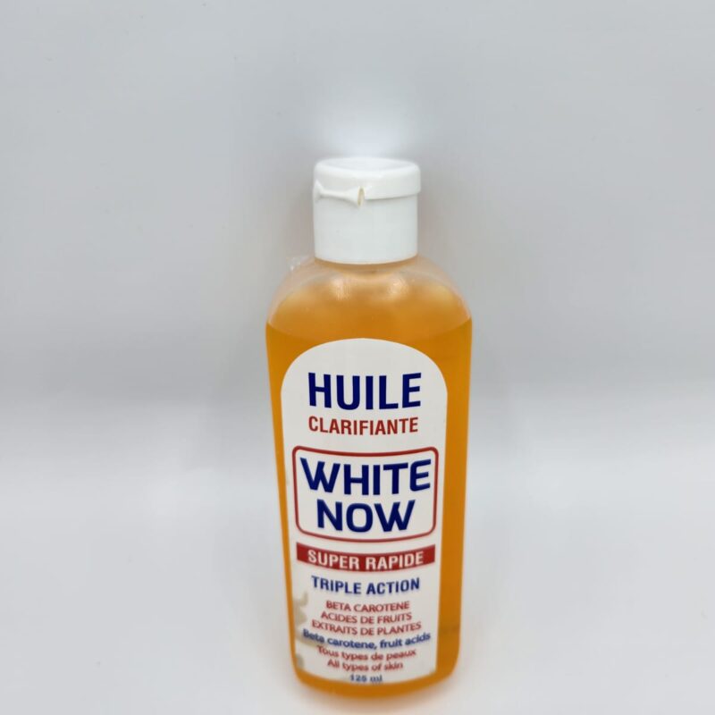 Huile WHITE NOW Super Rapide TRIPLE ACTION.125ml.