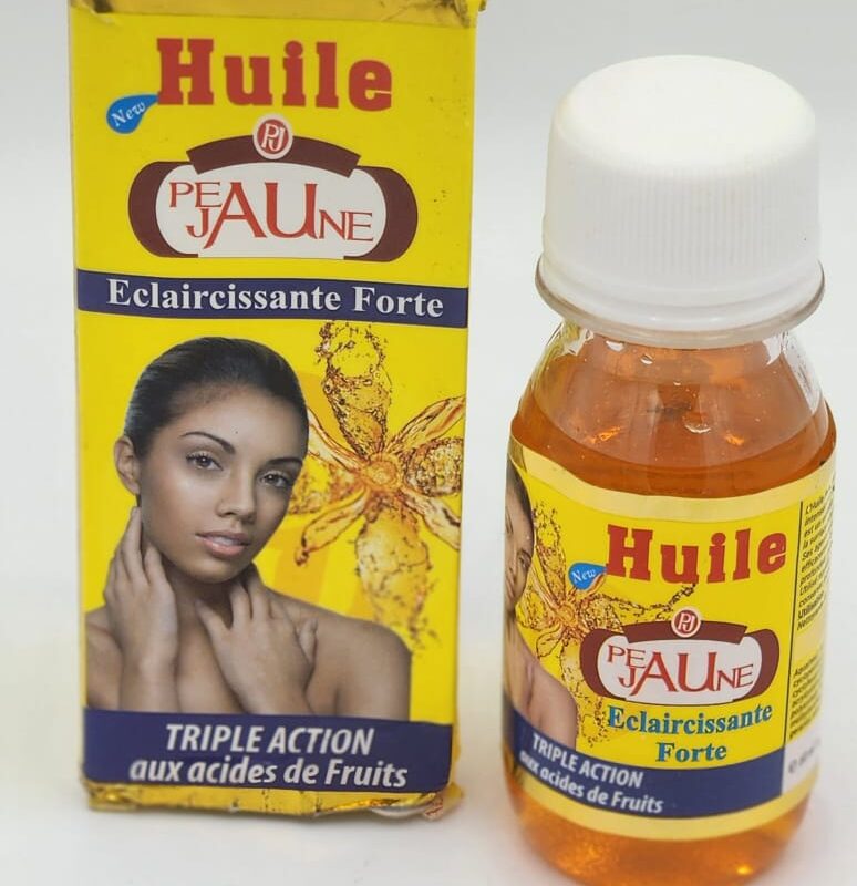Huile Essentielle Éclaircissante Forte – Peau Jaune 60ml
