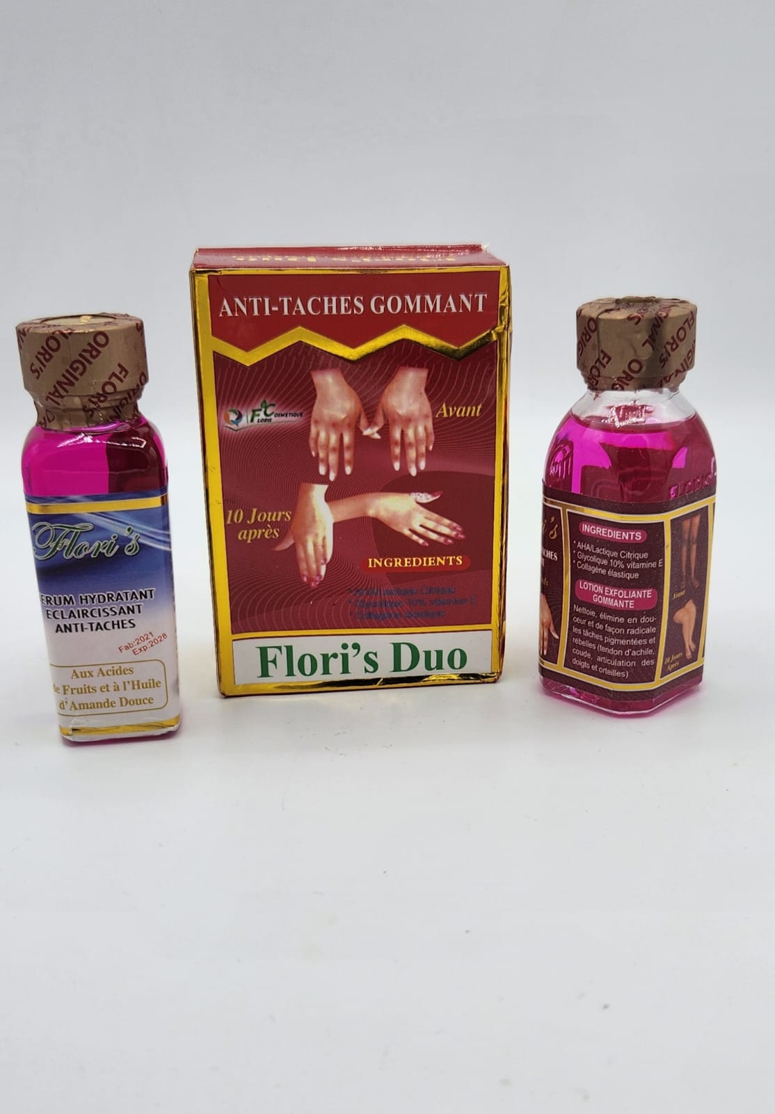 Anti-Taches Gommant Flori’s Duo – Élimine les Taches et Éclaircit la Peau - Image 6