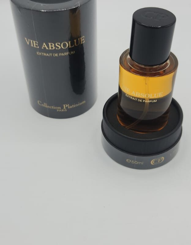 Extrait de Parfum VIE ABSOLUE 50ml – Collection Platinium – Élégance Florale et Gourmande