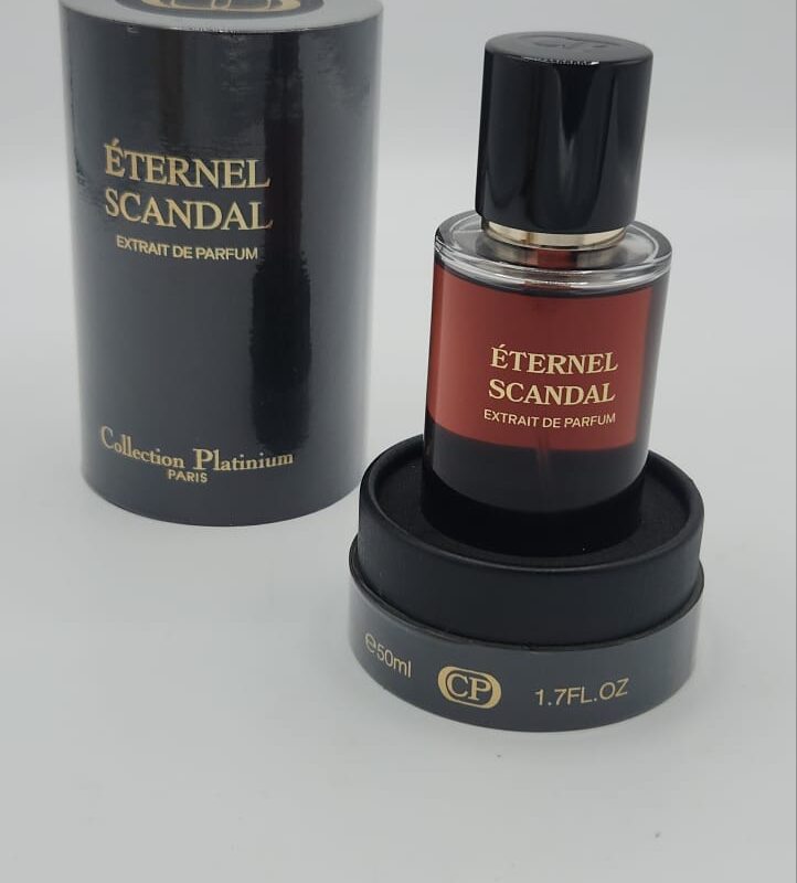 Extrait de Parfum ÉTERNEL SCANDAL 50ml – Collection Platinium – Élégance et Séduction Féminine