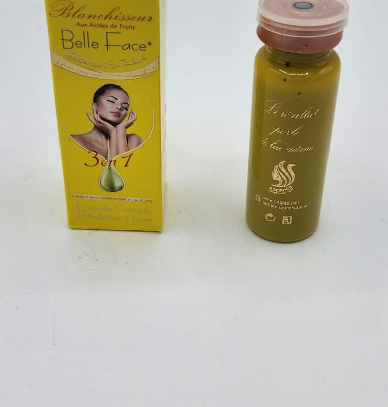 Blanchisseur BELLE FACE 3-en-1 | Éclaircissant & Traitant | 15ml