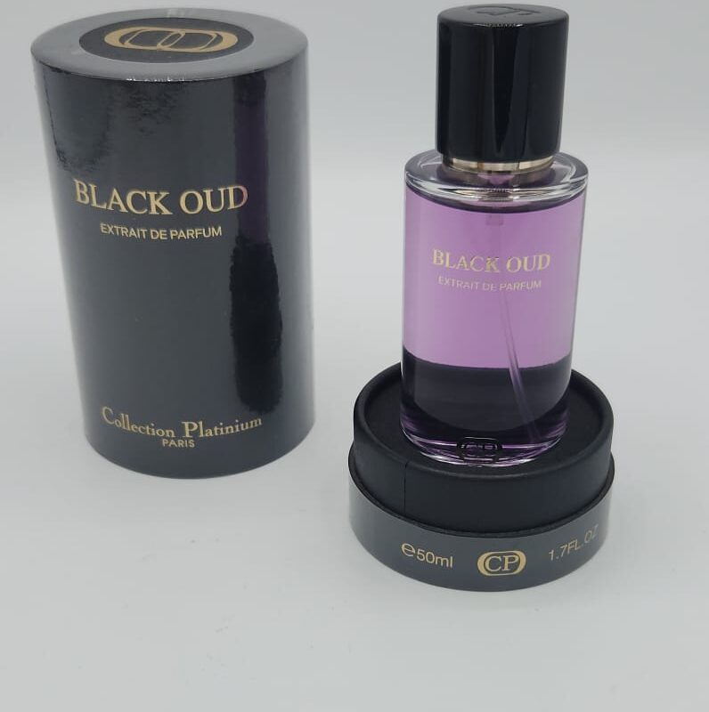 Extrait de Parfum BLACK OUD 50ml – Collection Platinium – Élégance et Mystère Unisexes