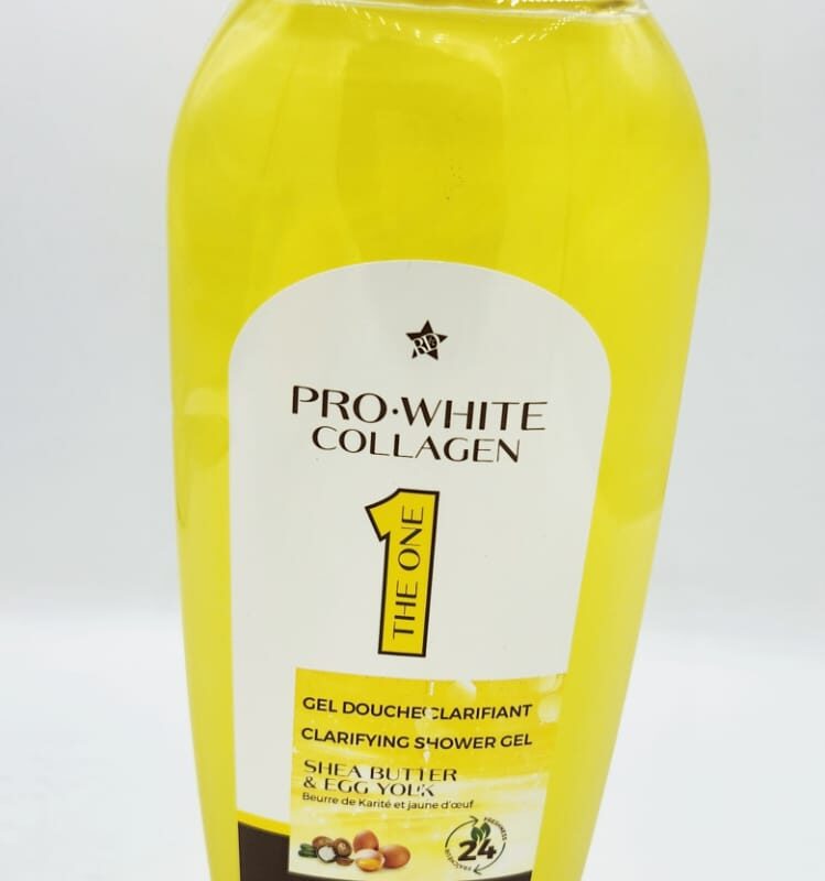 Gel Douche Pro-White Collagen Clarifiant & Anti-Tache | Tous Types de Peaux | 750ml