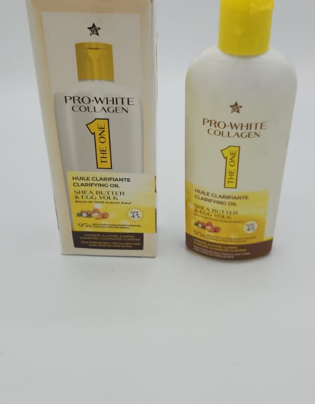 Huile Collagène Anti-Tache Pro White | Ultra Clarifiant Éclat Visage & Corps | 90ml
